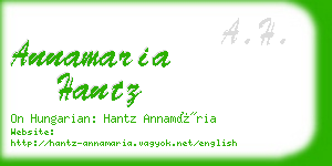 annamaria hantz business card